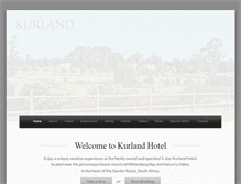Tablet Screenshot of kurland.co.za